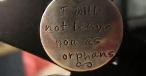 John 14-18 not leave you, coin